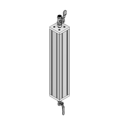 32-909012G-1SS MODULAR SOLUTIONS PNEUMATIC PLATE 90MM X 90MM WITH GASKET 1/2" G THREADED CENTER THRU HOLE